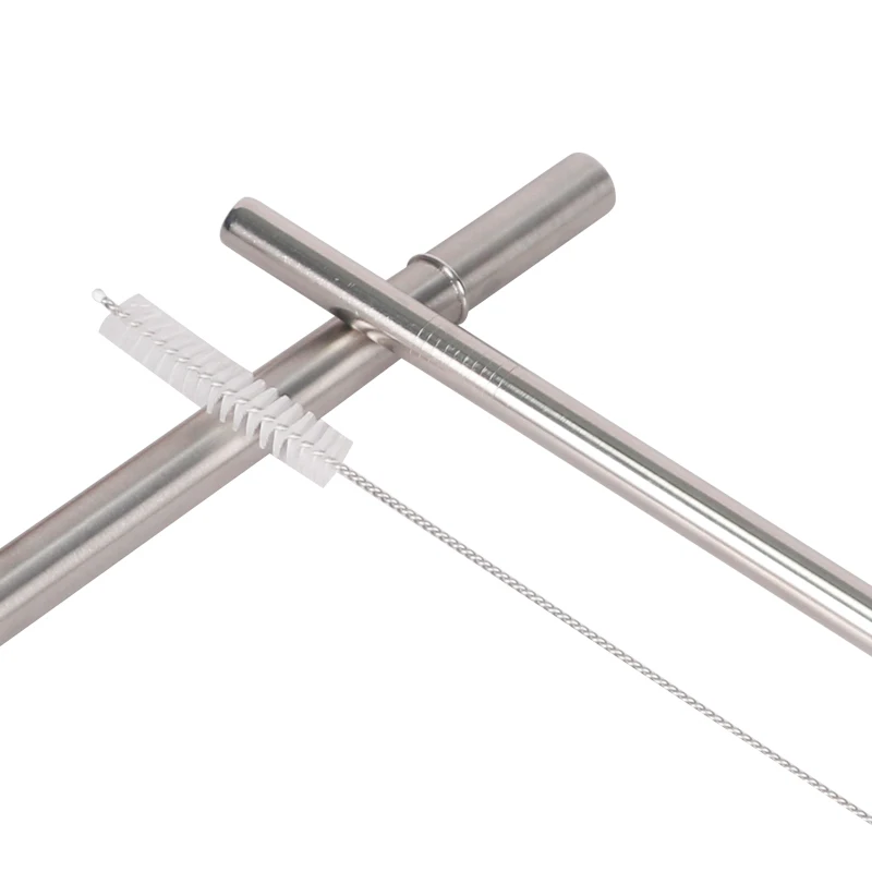 Leatchliving Portable Stainless Steel Boba Straw with Metal case Set 