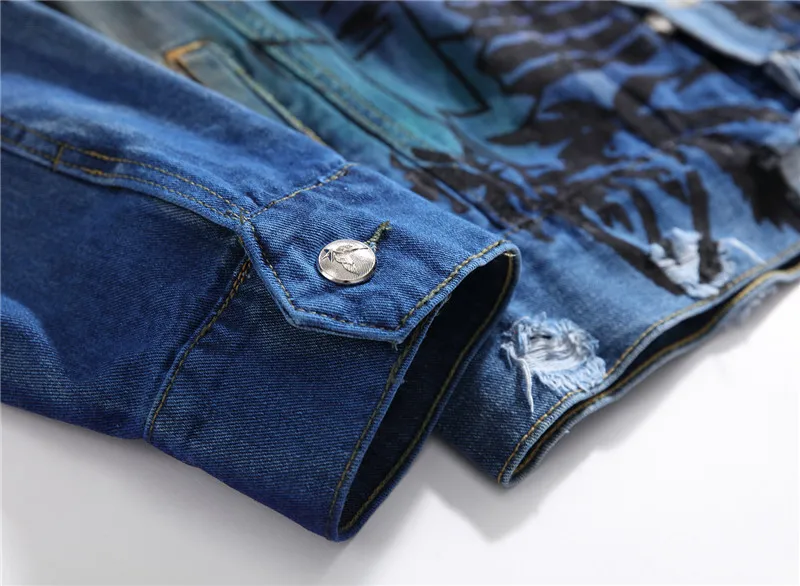 OEM Factory Wholesale High Quality Fashion Style Jean Jacket Designer Funky Denim Jacket