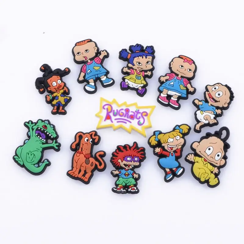 

High Quality Kid Cartoon Safety Croc Pin Charms For Croc Wholesale, Custom color