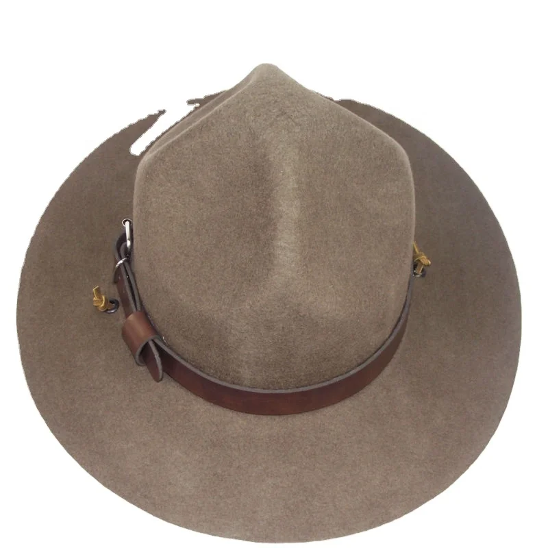 

wholesale Kaki dents handmade brixon hat fedora