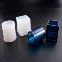 

Round Square Cylinder Molds Silicone Pen Holder Mold Resin Jewelry Making Tool