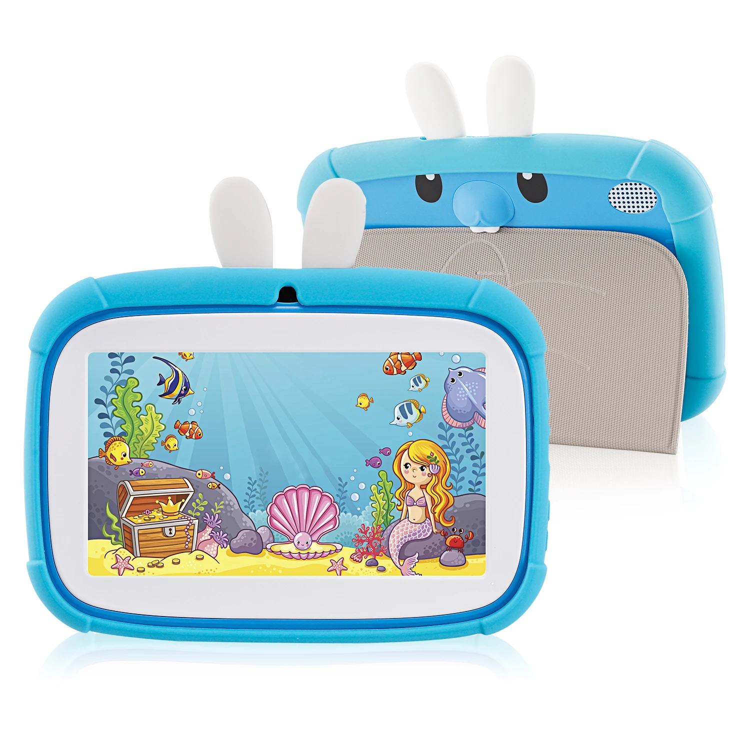 

Veidoo Kids Tablet Hot Sale Anti-Fall Wifi 7 Inch Child Tablet Pc for Education School, Blue, pink