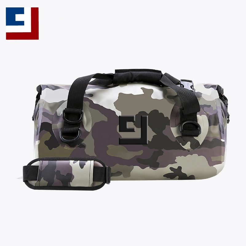 

Customized high quality camouflage waterproof pvc travel duffel bag, Customized color