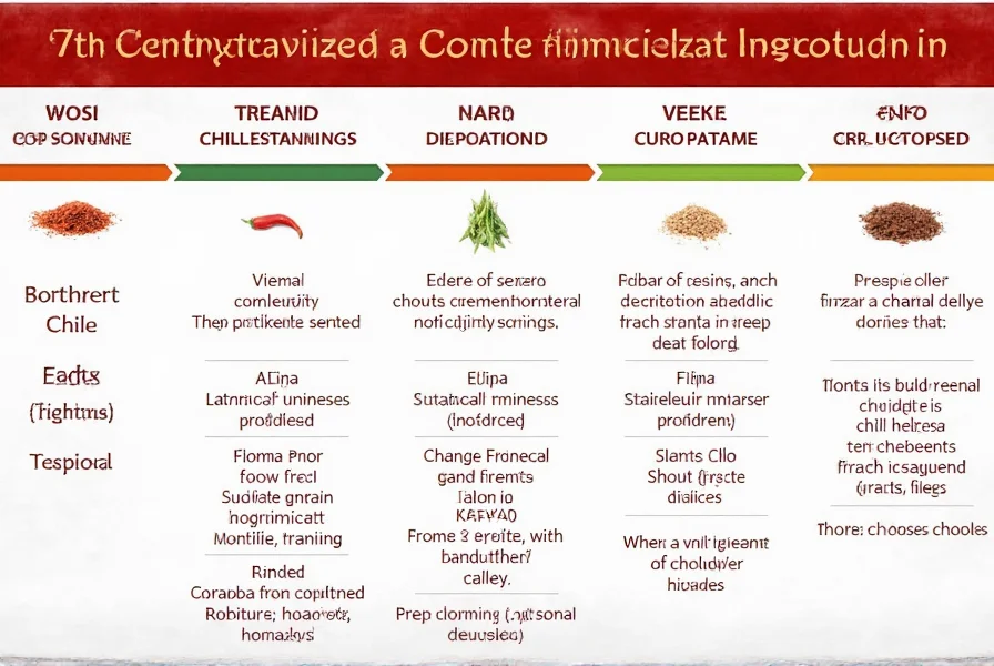 Comparison of commercial chili seasoning labels showing ingredient differences