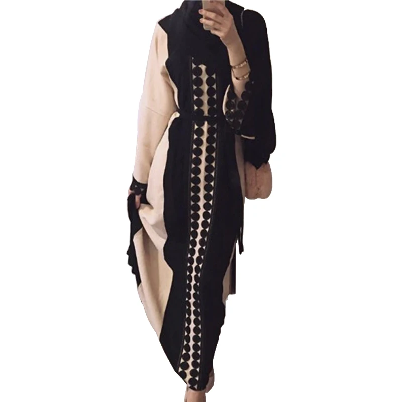 

Wholesalemuslim Lace Dress Abaya Black Muslim Ladies Kimono Abaya Dresses