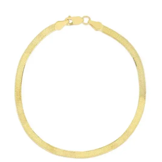 

Inspire stainless steel jewelry Wholesale Custom Dainty Layering Herringbone Bracelet Gold Flat Snake Chain Bracelet Anklet, Silver,gold,rose gold,black and so on