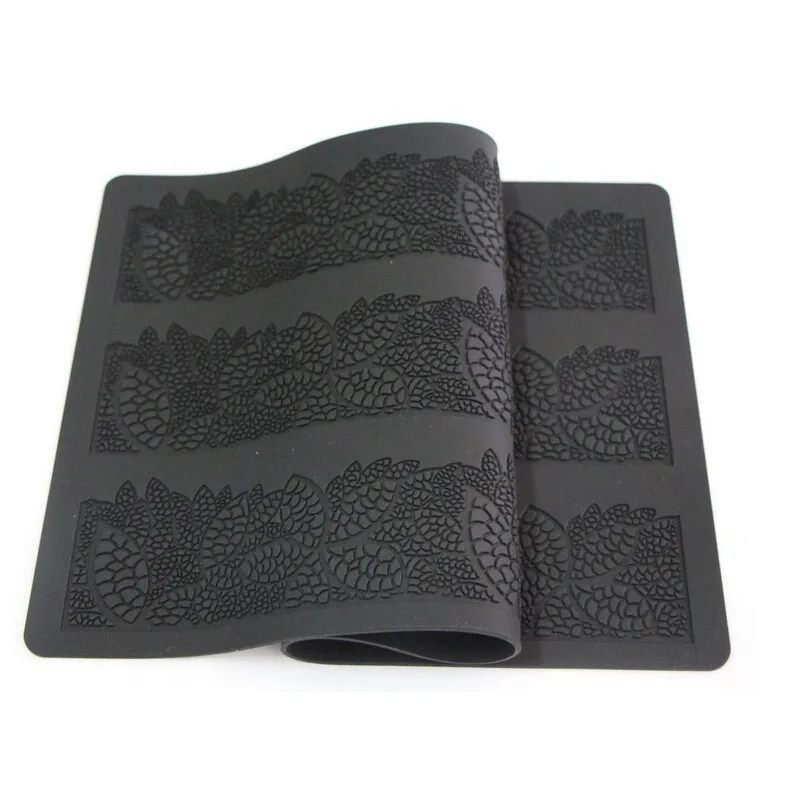 

40*20CM Hot Selling Flower Leaf Sugar Silicone mat Cake Lace Mold Cake Decorating Tools Fondant Mould