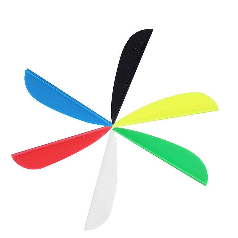 

good quality 2.0inch water drop shape arrow vane Colorful Plastic feathers for carbon and fiberglass arrows