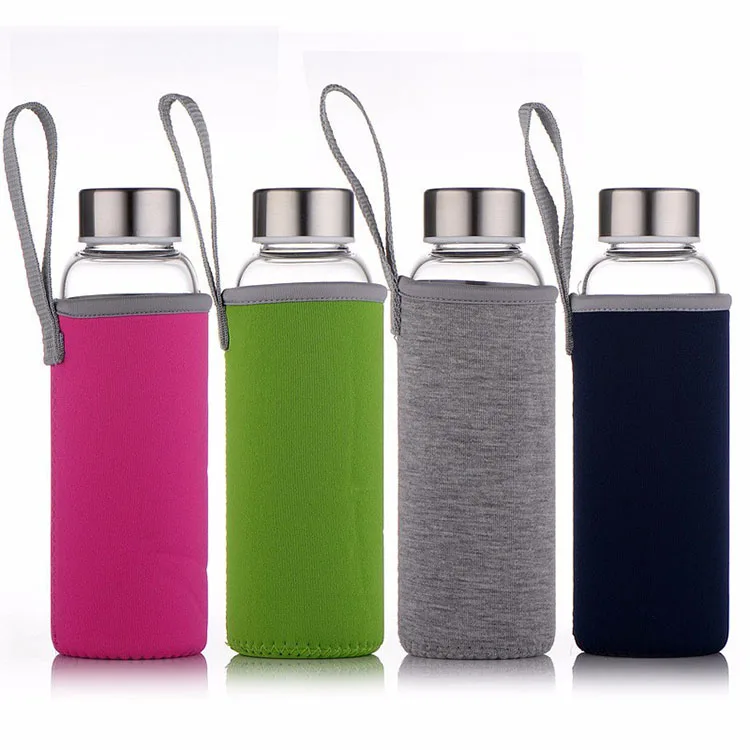 

New products glass water bottle Promotional advertising gifts