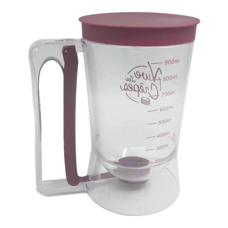 

Baking tools cookie cake flour paste dispenser new cream measuring cup batter dispenser, Transparent