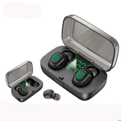 

Handsfree HIFI Stereo Wireless Earbuds Headset With Microphone Touch Control TWS 5.0 BT Earphone Wireless Headphones