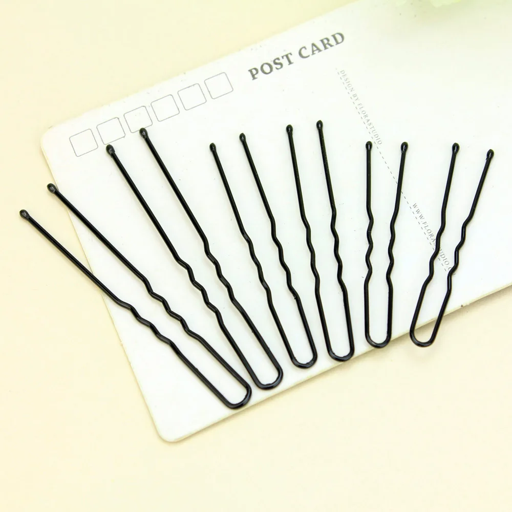 

300pcs/Set Black Metal Hairpins for girls accessories hair Barrette hair pin u shaped hair pins
