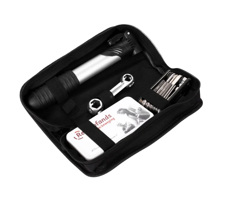 

Wildmx High Quality Durable Portable Multifunctional Bicycle Tool Bag Kit, Black