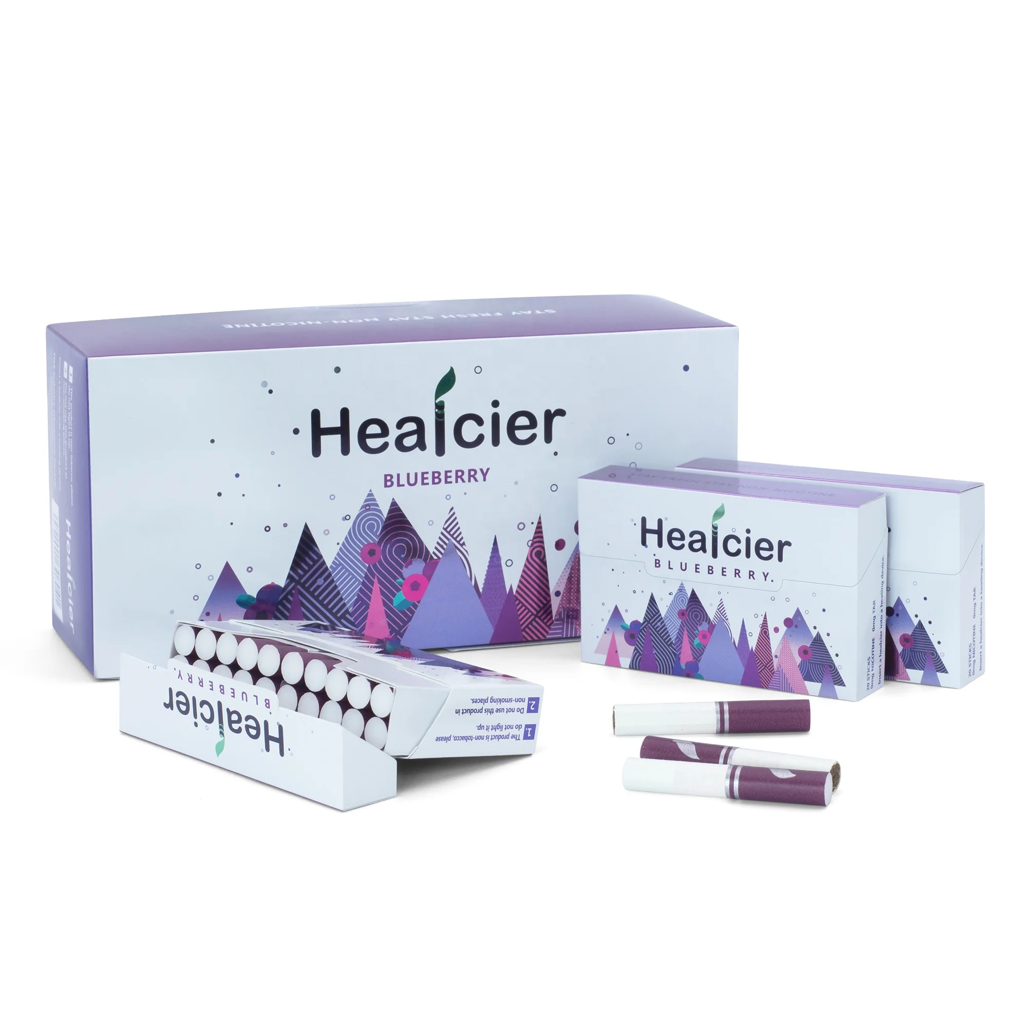 
Healcier botanical extracts heat herbal sticks no nicotine no tobacco tar heat not burn healthy cigarette alternatives 