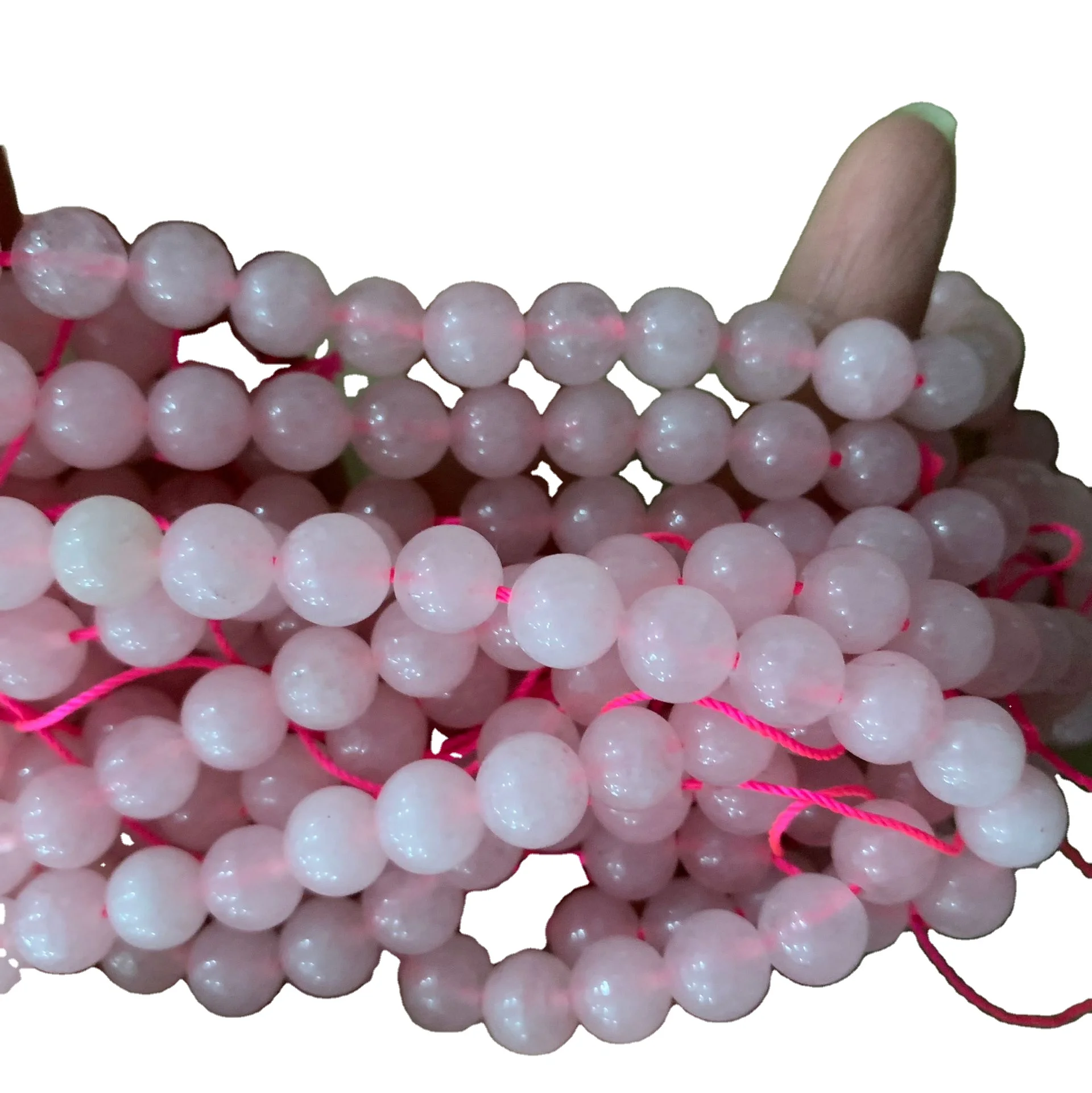 

natural jade stone beads for jewelry making cheap pink quartz gemstone beads semi-precious stone stocks on sale, 17 colors as picture