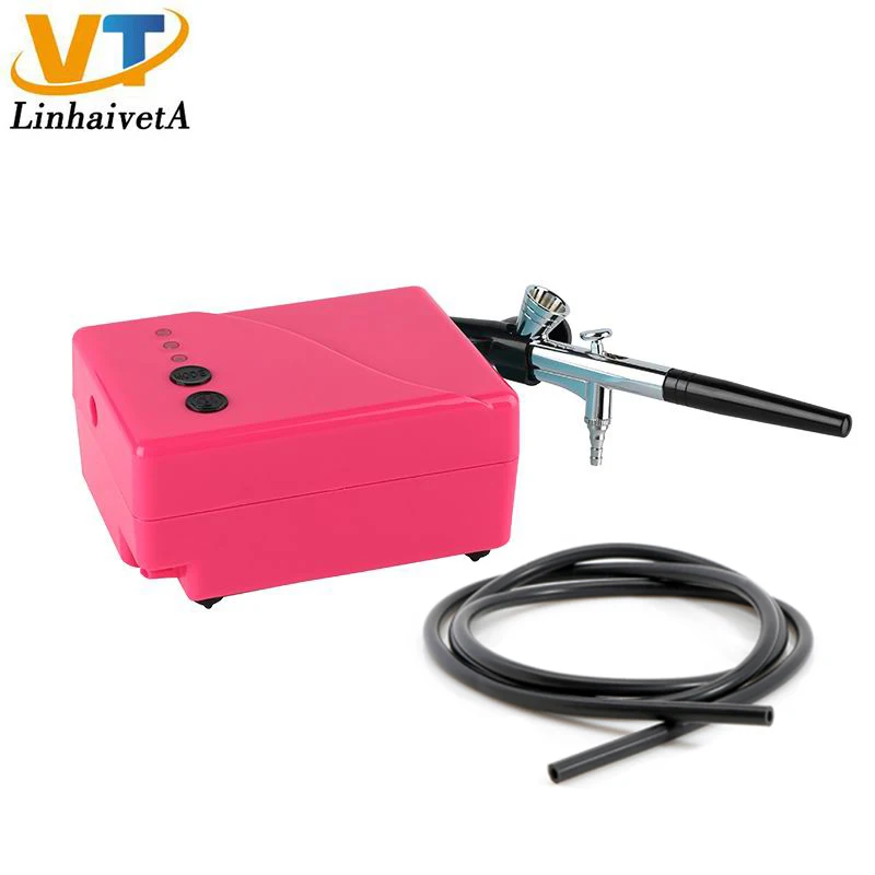 
AC-10SD162 Beauty air brush gun makeup set mini cake airbrush machine kit 