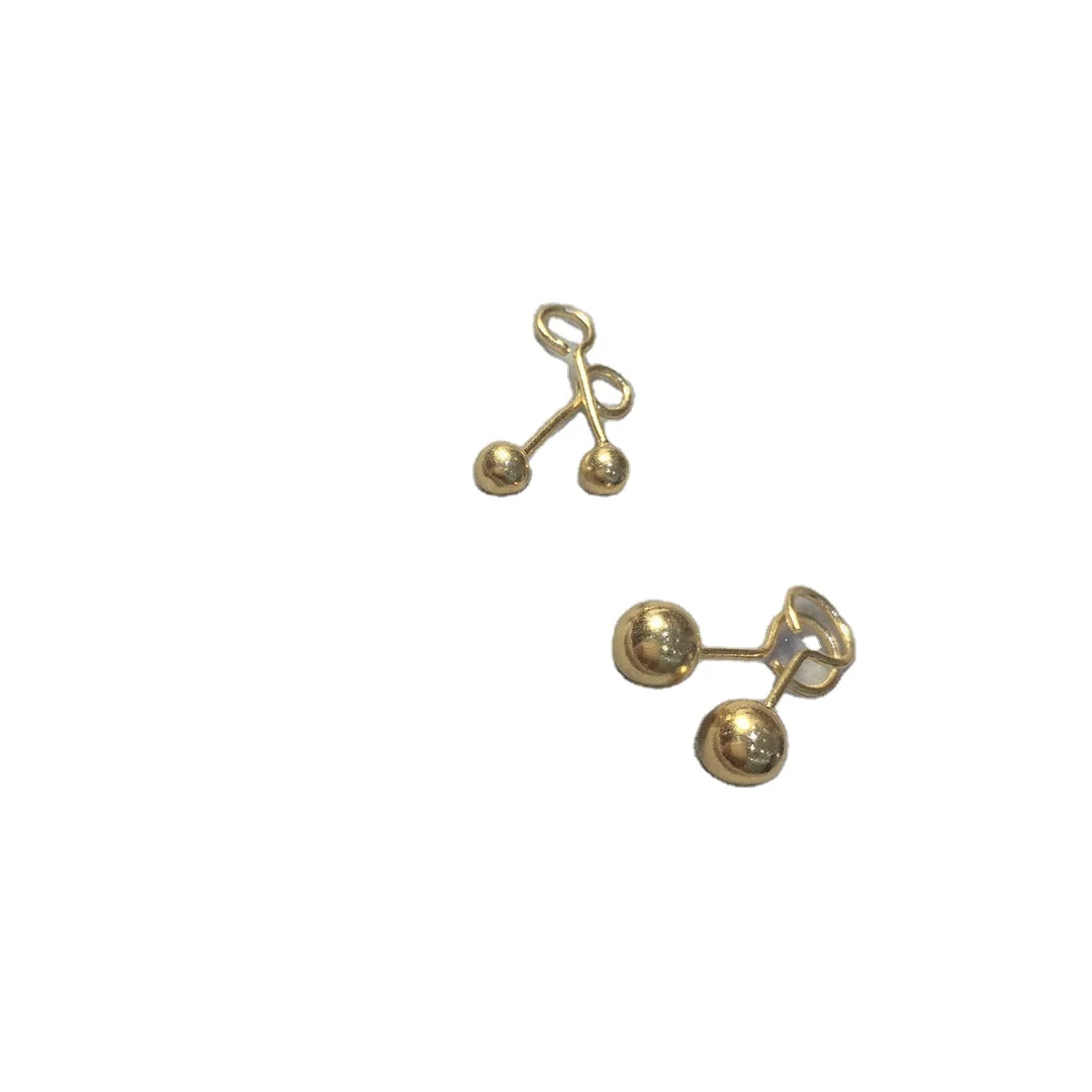 

Certified Pure Gold 999 Curved Hook Earrings 3Mm Weighs