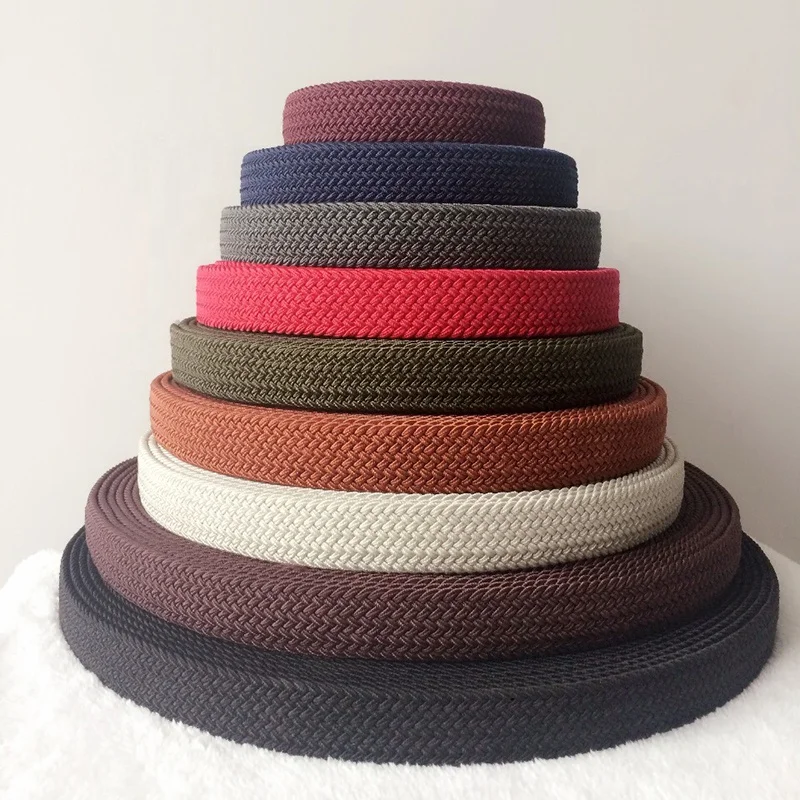 

High Quality Braided Elastic Webbing Belt strap, Accept customized