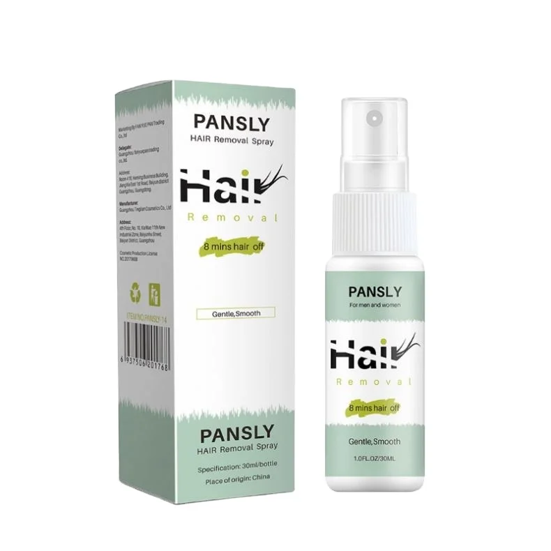 

Pansly 8 mins Hair off Removal Cream Face Body Pubic Depilatory Beard Bikini Legs Armpit Painless Spray