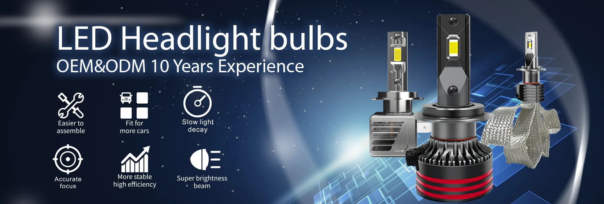 Guangzhou TAWA Automotive Lighting LLC Car LED headlight, LED Camping