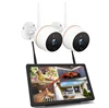 Trending Products Battery Charge Wifi IP Camera 1080P Touch Screen NVR Kit Wireless Video Security CCTV System