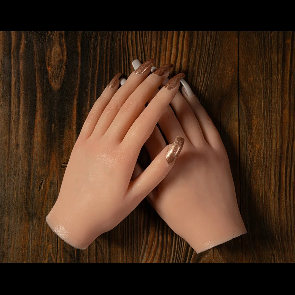 

Female Hand For Nail Art Model Female Silicone Practice Hand Mannequin
