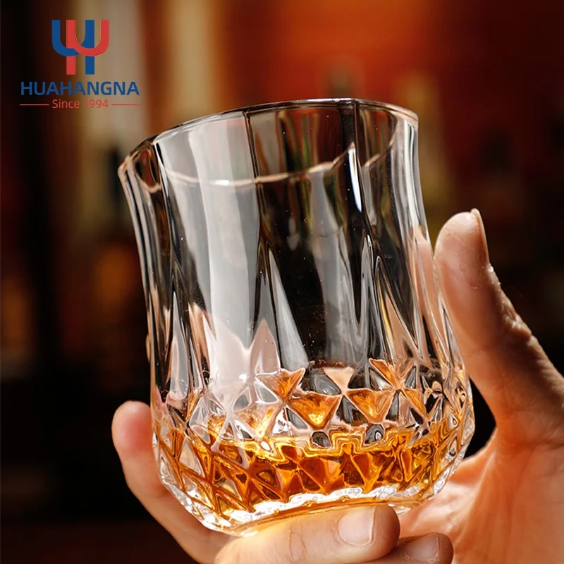 

China 210ml Classic Diamond Engrave Crystal Clear Glass Water Beer Cocktail Whiskey Glass Cup For Home Bar Party Hotel Wedding, Transparent clear