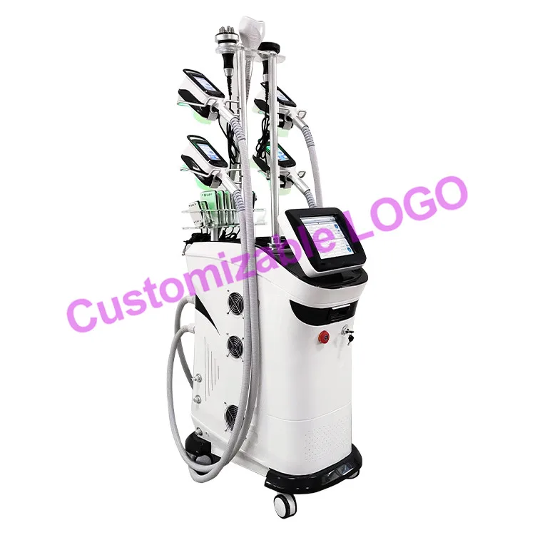 

7 In 1 360 Degree Fat Cryolipolysis Tech Machine Cryo 1 Handle S-360 80k Cavitation Slimming 5 In 1 5 Handle For Hot Sale