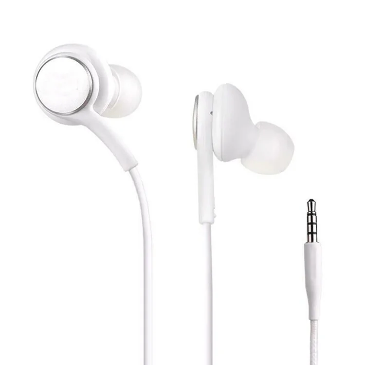 

Really top quality audifonos earphones 3.5mm Jack wired stereo headphones headset handsfree for Samsung AKG S8 S9 s10 earphone, White/black