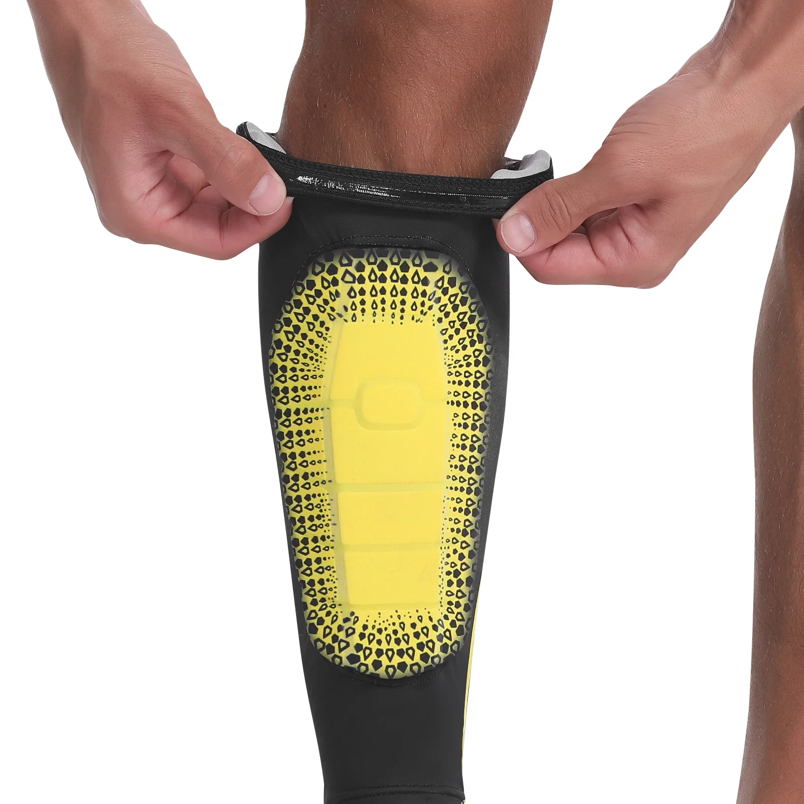 Custom Honeycomb Calf Shin Guards Football Cycling Anti-Collision Custom Shin Guards Brace Shin Guards