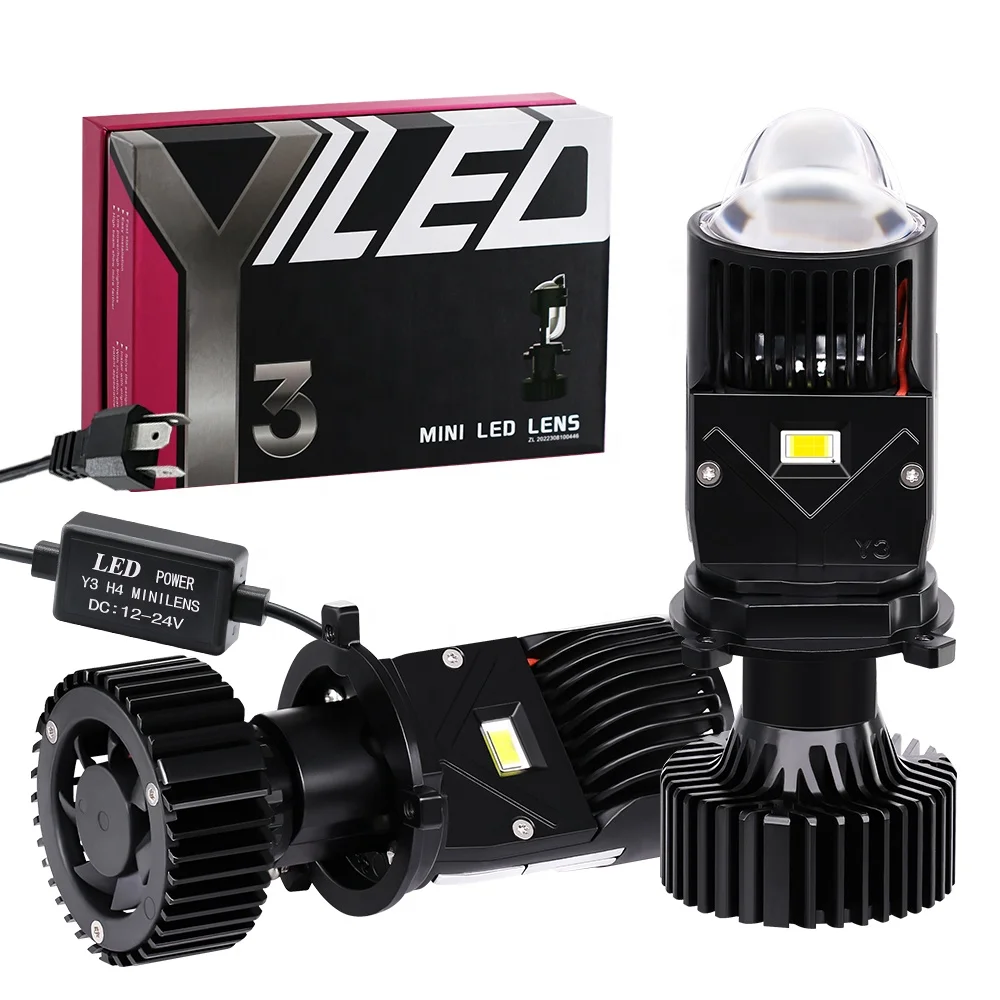 

17 Years Factory 2024 Super Bright 55W 4000Lumen Plus Car Motorcycle LED Projector LED Headlight For Car