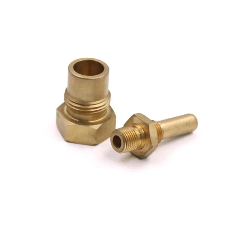 Top quality cnc turning hex nylon / brass coupling nut