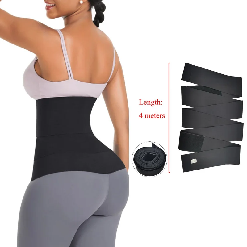 

Women Fashion Corsets shaper bandage wrap waist trainer tummy control bandage logo bandage tummy wrap belly tummy wrap