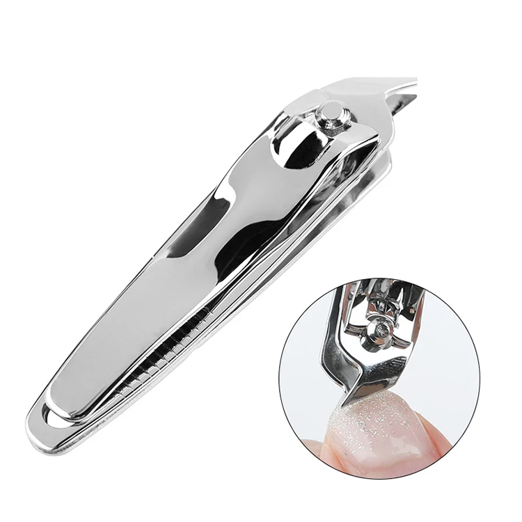 

Rosalind Wholesale side slant edge nail art cutter trimmer manicure tools stainless steel nail clipper for nail salon, Electroplating bright silver