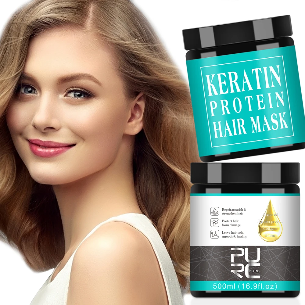 

Factory Deep Care Hair Mask Keratin Protein Treatment Repairs Nourishes and Strengthens Hair Mask Leaves Hair Soft Shiny Smooth