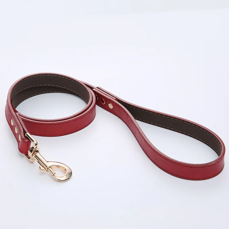 

Drop Ship Amazon Premium Soft Pu Material Pet Collars Leashes Pet Cat Dog Collar Leashes