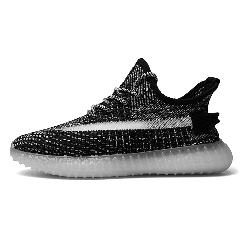 
High quality China wholesale breathable fly weave sports shoes outdoor casual shoes men Yeezy 350 V2 shoes 2019 
