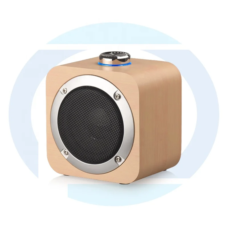 

High Quality 5W Gift Party Music Player Wood Small Mini Portable Q1B Wireless Speaker