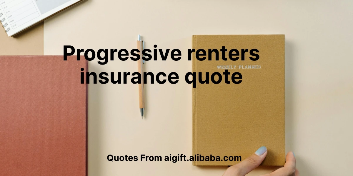 progressive renters insurance quote