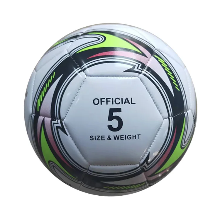 

High Quality Thermally Bonded Match Football Size 5 Customized LOGO Printing Soccer Ball Foam football with Rubber Bladd, Customize color