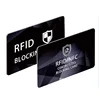 Hot Sale RFID Blocking credit Card Anti Skimming Blocker Contactless NFC Bank Debit Card Protector
