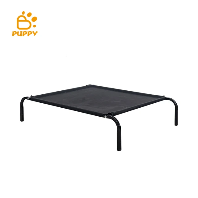 

Waterproof Fabric Elevated/Raised Dog Cat Bed For Large Dogs Outdoor Travel Dog Pet Bed, Black
