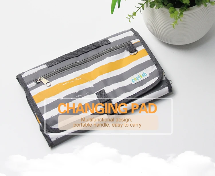 Luxury All In One Baby Smile Portable Changing Mat Pad Diaper
