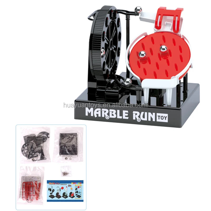 Educational Toy Diy 3d Track Ball Game Assembly Electric Track Ball