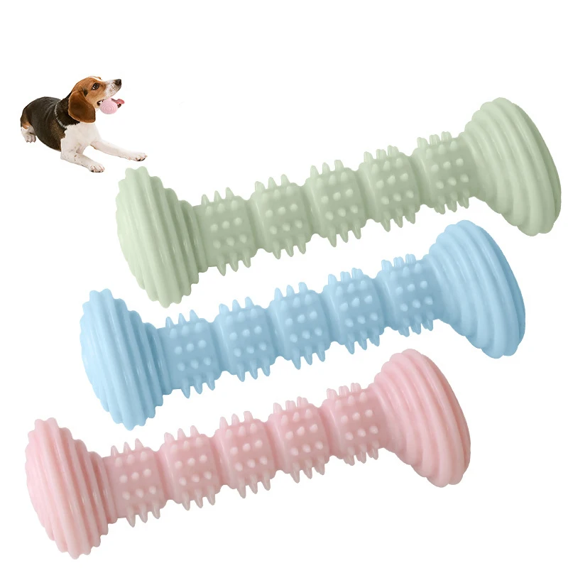 

New Design Rubber Indestructible Teeth Cleaning Dog Toothbrush Chew Toy Puppy Puzzle Game Toy For Dog, Accept customized