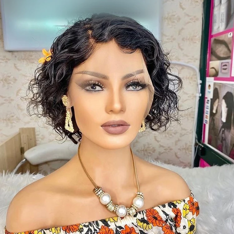 

Best Selling Side Part Pixie Cut Short Human Hair Wigs Brazilian Human Hair Wigs