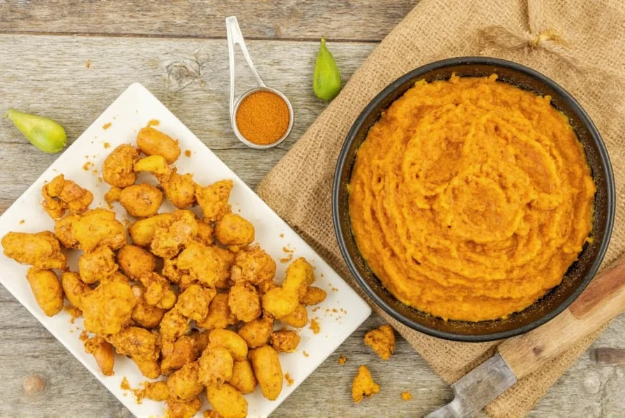 Turmeric dusted dish