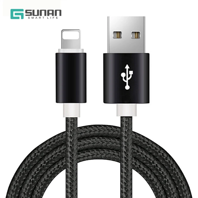 
Fast Charge 3ft 6ft 10ft Nylon Braided Phone Charger Cords Usb Cable For iPhone 