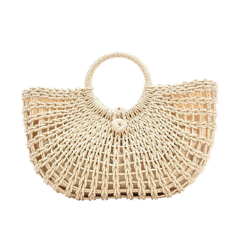 

2021 cute spring summer large purses women woven handbags for ladies