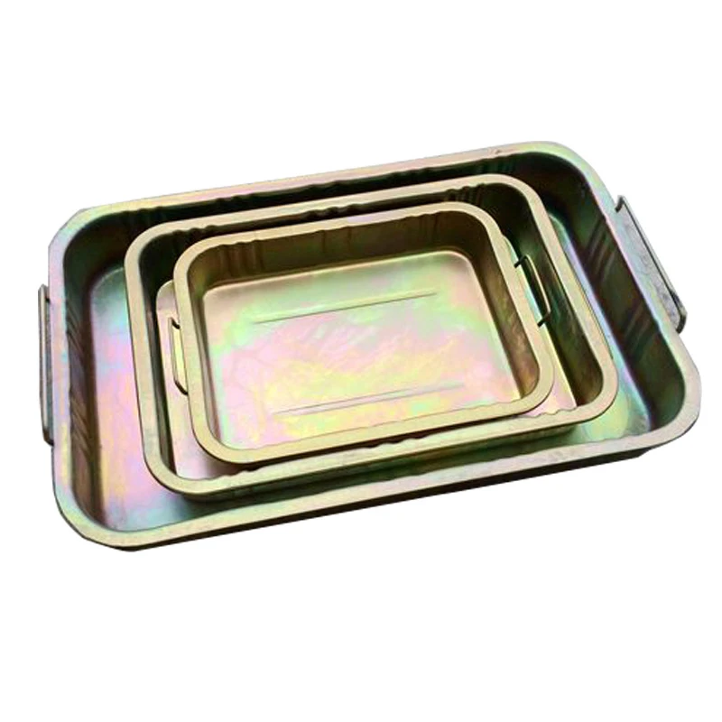 

Zinc Plating Color Oil Drainer Pan Drip Tray For Repair Cars